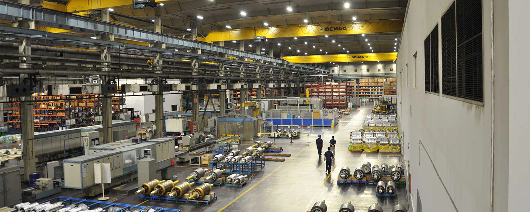 schreder has lighting solutions for production halls like siemens electronic drive workshop