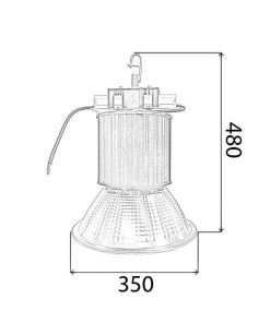 Đèn nhà thi đấu chuyên nghiệp 240W