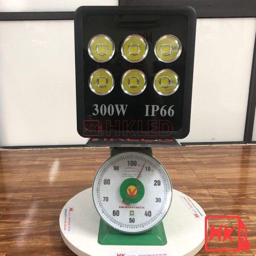 Đèn pha LED vuông 300W IP66 - Thương hiệu HKLED