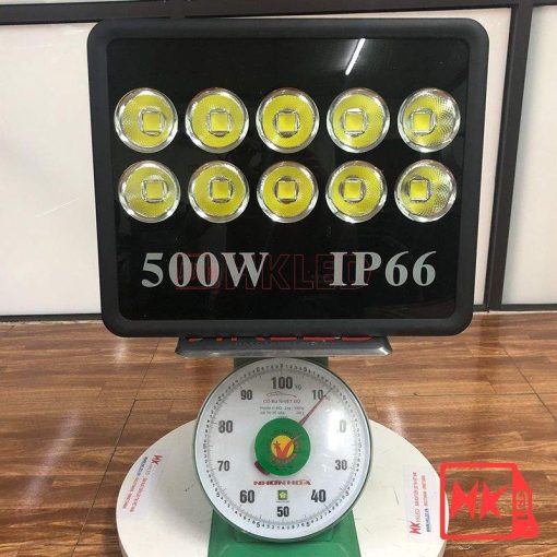 Đèn pha LED vuông 500W IP66 - Thương hiệu HKLED