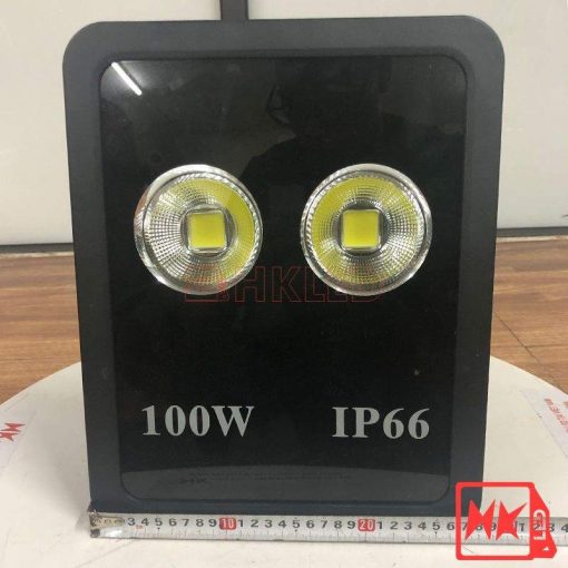 Đèn pha tròn vuông 100W - Thương hiệu HKLED