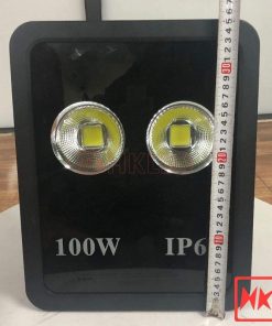 Đèn pha tròn vuông 100W - Thương hiệu HKLED