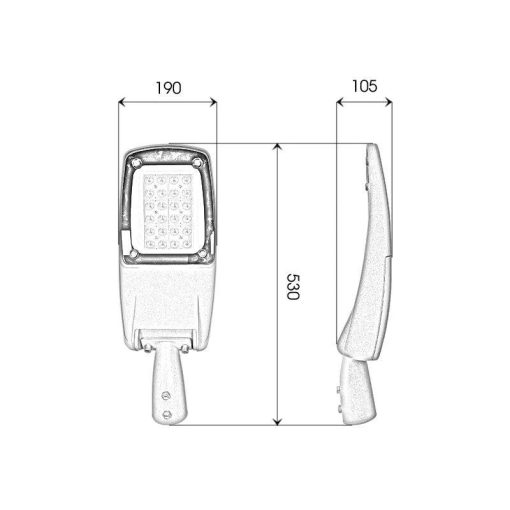 Đèn đường LED 50W - M21