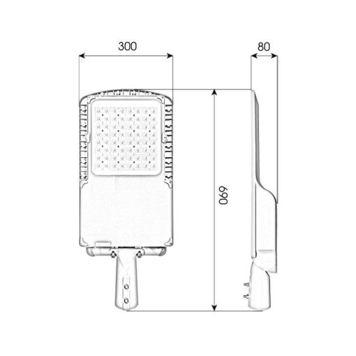 Đèn LED đường phố M22 - 250W