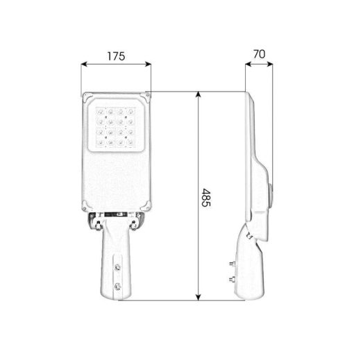 Đèn LED đường phố M22 - 50W